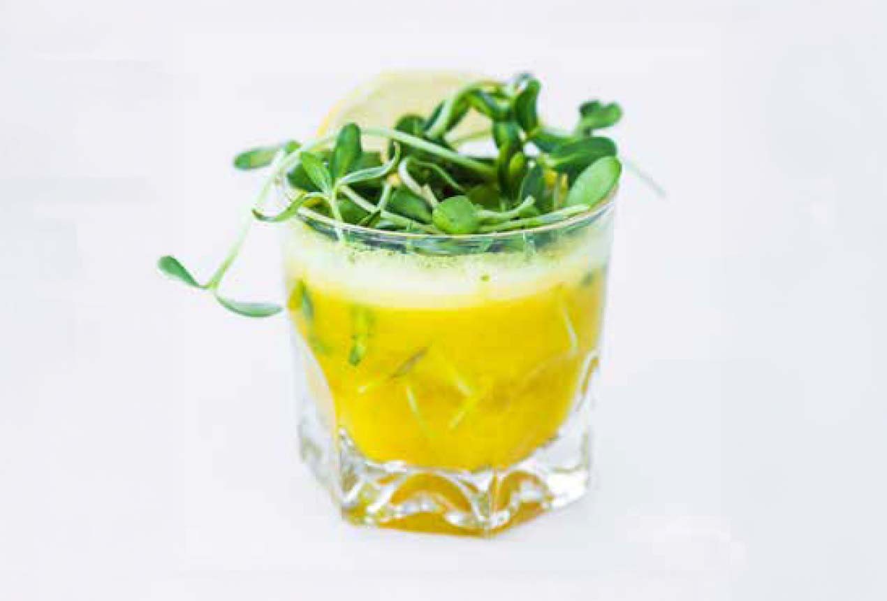 Yellow magic potion